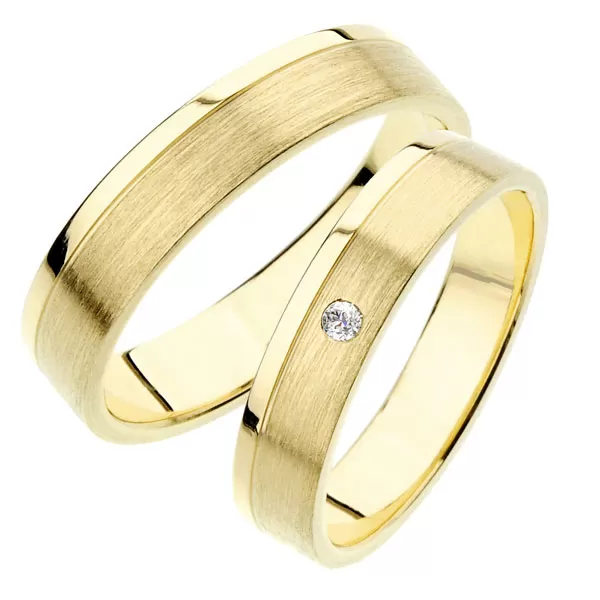 Snubné prstene zo žltého zlata SP-242Z