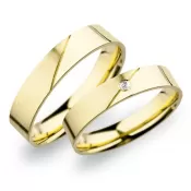Snubné prstene zo žltého zlata SP-246Z