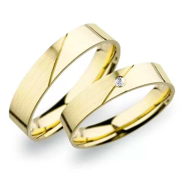 Snubné prstene zo žltého zlata SP-246Z