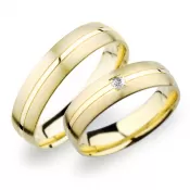 Snubné prstene zo žltého zlata SP-249Z