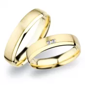 Snubné prstene zo žltého zlata SP-257Z