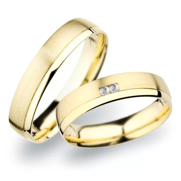 Snubné prstene zo žltého zlata SP-257Z