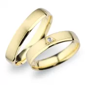 Snubné prstene zo žltého zlata SP-254Z