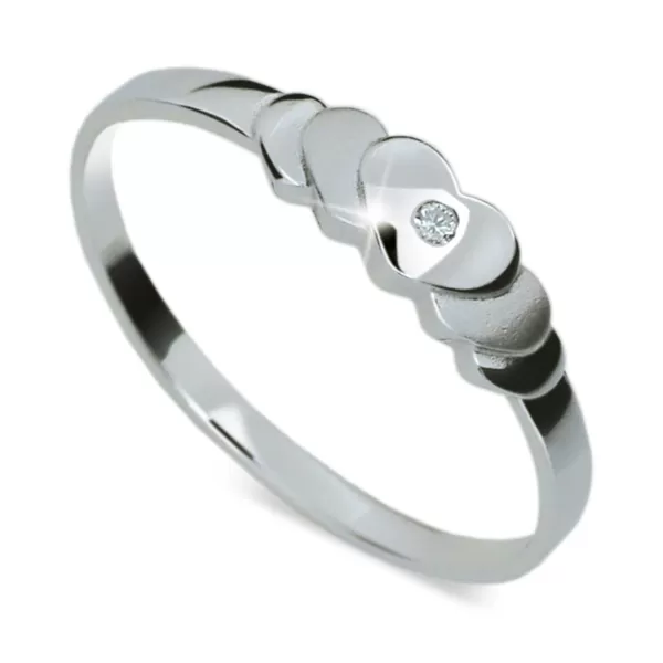 Zásnubný prsteň s diamantom ZP1876D