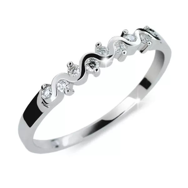 Zásnubný prsteň s diamantmi ZP2086D