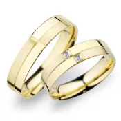 Snubné prstene zo žltého zlata SP-255Z