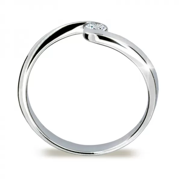 Dámsky prsteň s diamantom DF1934