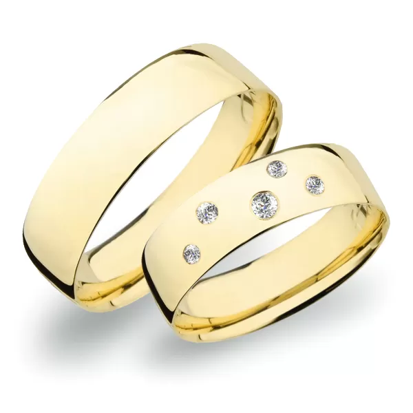 Zlaté snubné prstene SP-262Z