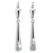 Dámske visiace náušnice s diamantmi DF1568