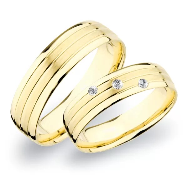 Snubné prstene žlté zlato SP-266Z