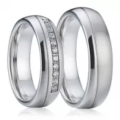 Oceľové snubné prstene SP-7001