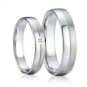Oceľové snubné prstene SP-7008