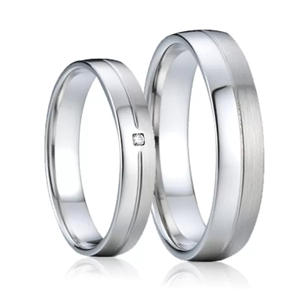 Oceľové snubné prstene SP-7008