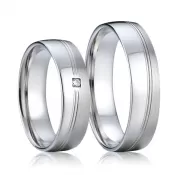 Oceľové snubné prstene SP-7005