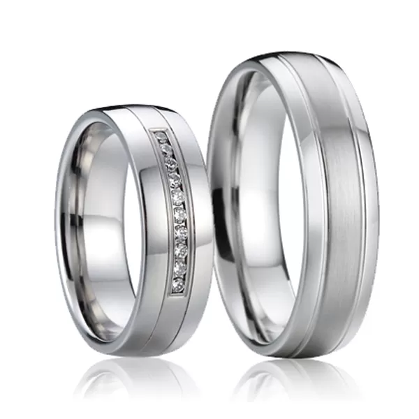 Oceľové snubné prstene SP-7015