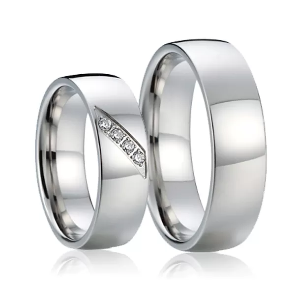 Snubné prstene oceľové SP-7017