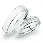 SP-273 Snubné prstene biele zlato SP-273B