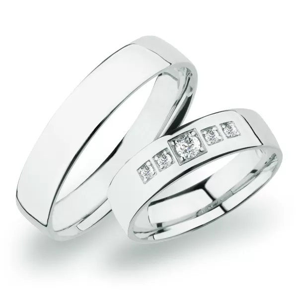 SP-273 Snubné prstene biele zlato SP-273B