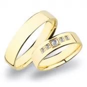 SP-273 Snubné prstene žlté zlato SP-273Z