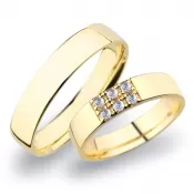 SP-271 Snubné prstene so zirkónmi SP-271Z