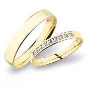 SP-277 Snubné prstene žlté zlato SP-277Z