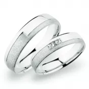 SP-275 Snubné prstene z bieleho zlata SP-275B