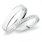 SP-277 Snubné prstene biele zlato SP-277B