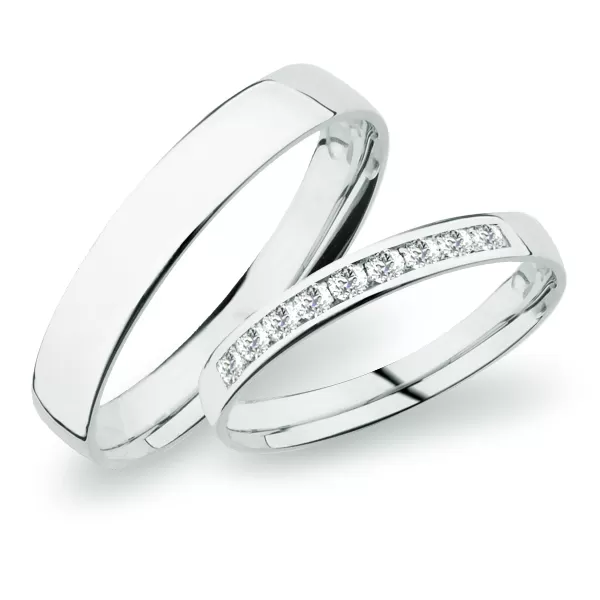 SP-277 Snubné prstene biele zlato SP-277B