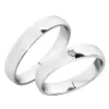 Snubné prstene biele zlato SP-244B