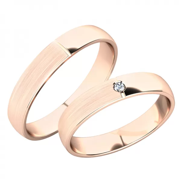 Snubné prstene biele zlato SP-244B