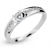 Zásnubný prsteň s diamantmi ZP2106D