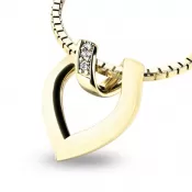 Zlatý prívesok 10878-ZL-ZIR