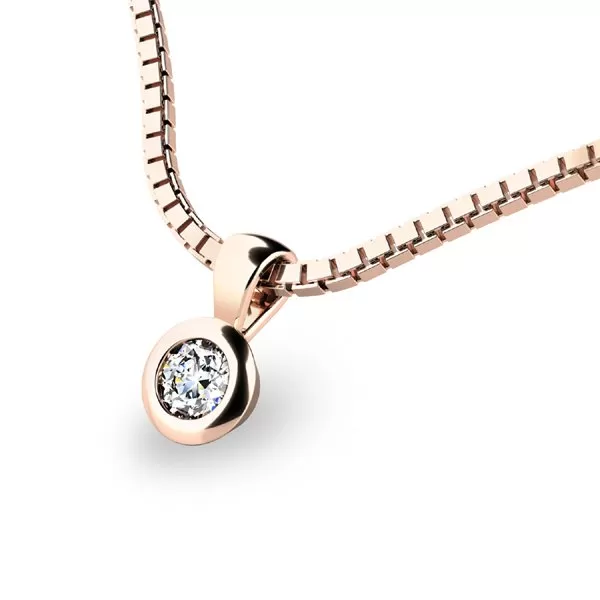 Zlatý prívesok 10908-CV-ZIR