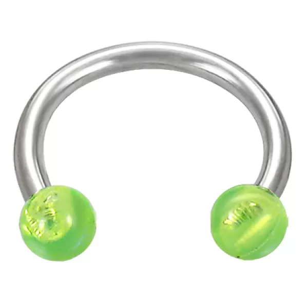 Piercing podkova z ocele GBDP024