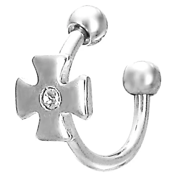 Oceľový piercing do obočia GBDS001