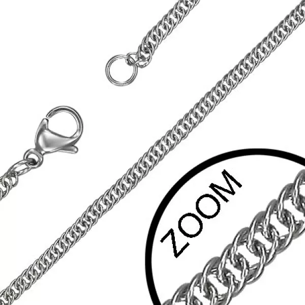 Oceľová retiazka Rombo 4mm GCVM054