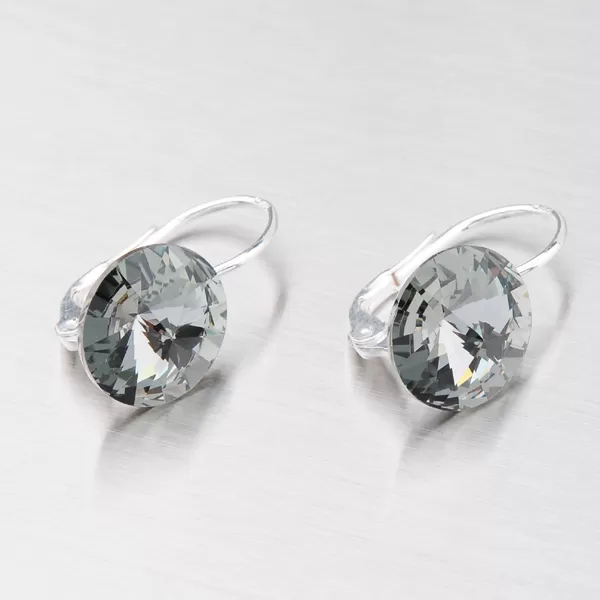 Prívesok s čiernym kryštálom 10 mm D119ČN-JK