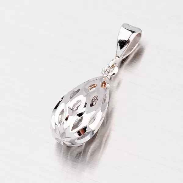 Prívesok bieleho zlata 43-2634