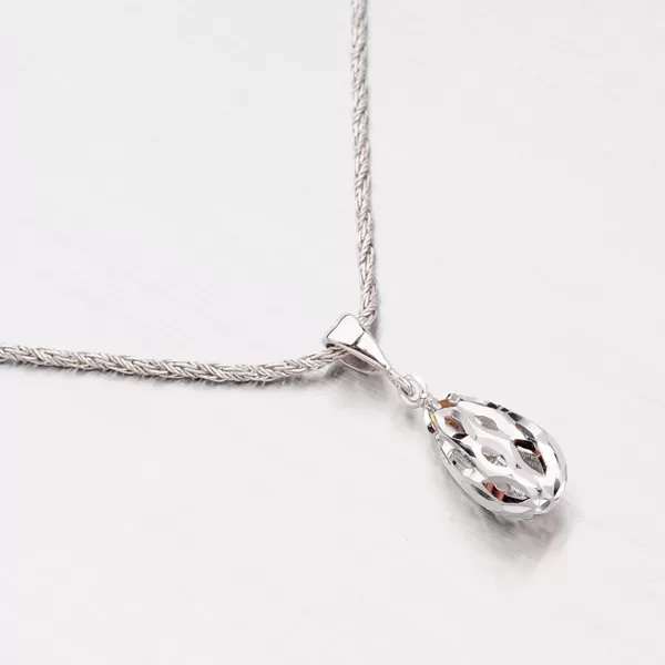 Prívesok bieleho zlata 43-2634