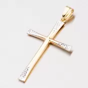 Zlatý kríž gravírovaný 43-2767