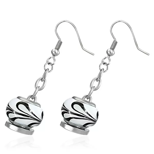 Oceľové náušnice GECJ035