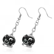 Oceľové visiace náušnice GECJ031