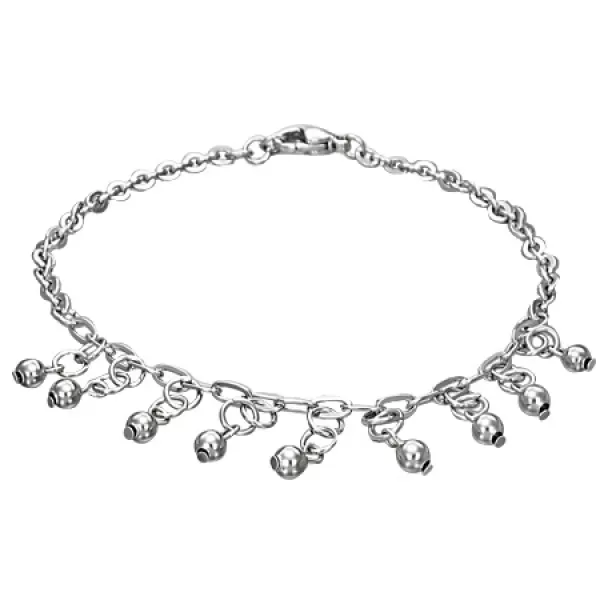 Oceľový náramok s guličkami GHBO329