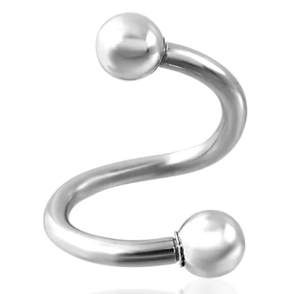 Piercing špirála z ocele GJNB013
