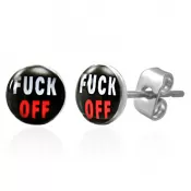Náušnice - Fuck off GLEB102