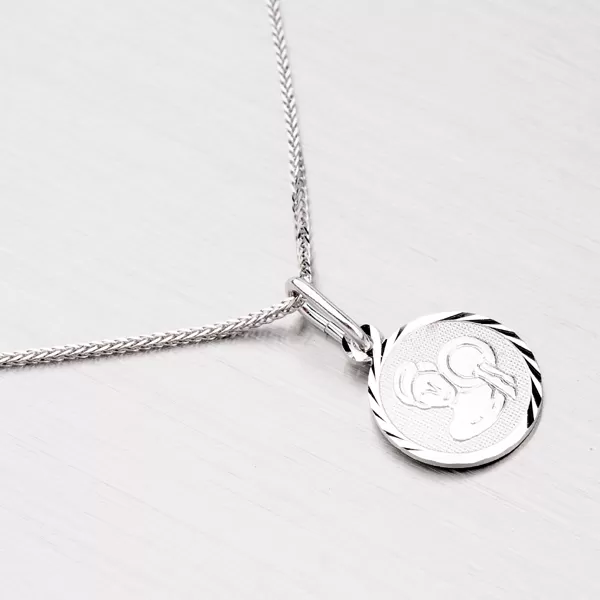 Strieborný prívesok - Vodnár M5000-01