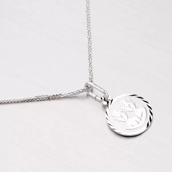 Strieborný prívesok - Blíženci M5000-05