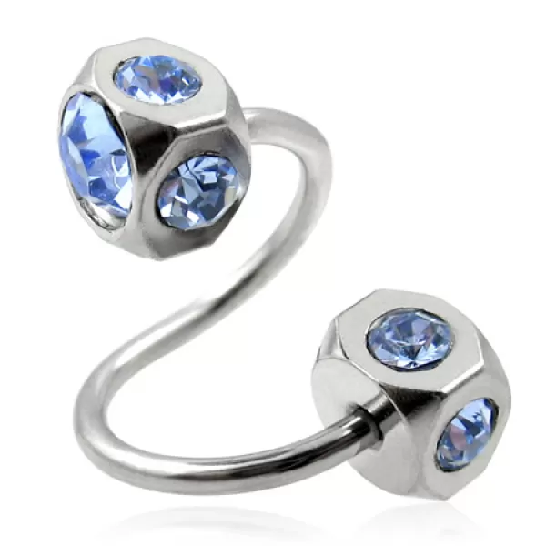 Piercing so zirkónmi GQPC004