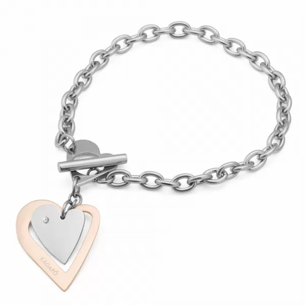 Náramok z ocele Sagapó Oslo SOL21