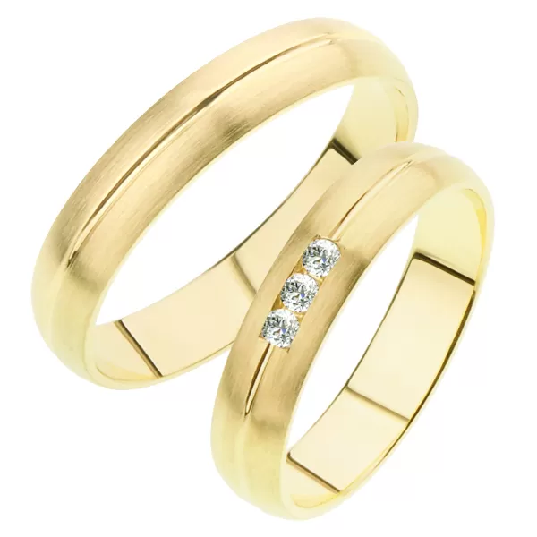 Snubné prstene zo žltého zlata SP-239Z